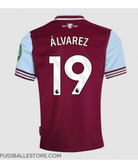 Günstige West Ham United Edson Alvarez #19 Heimtrikot 2024-25 Kurzarm